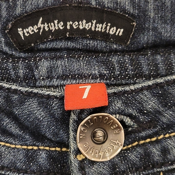 FreeStyle Revolution blue jeans size 7 - Picture 9 of 13